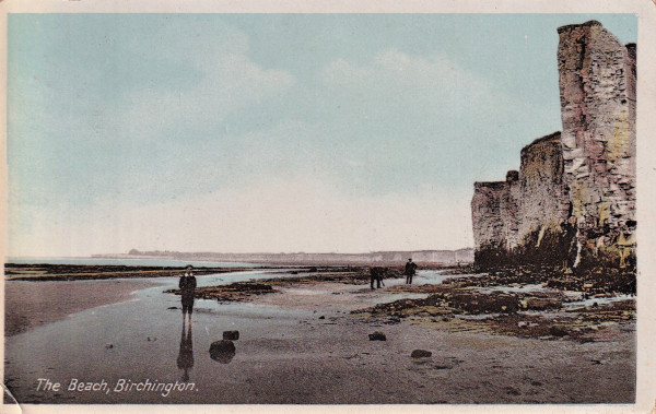 Cliffs at west of bay looking East